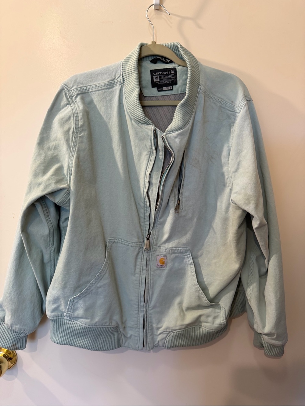 Carhartt Women's Pale Blue Bomber Jacket